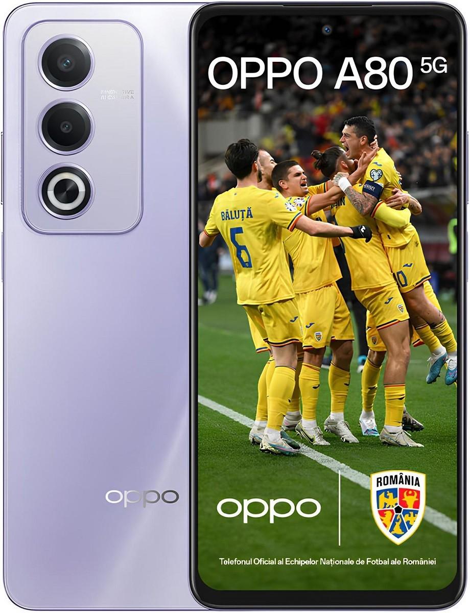 Telefon mobil Oppo A80 5G 8/256GB Moonlight Purple