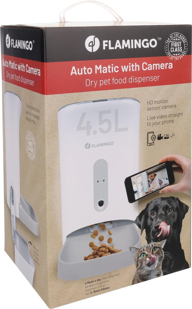 Автокормушка для животных Flamingo Omega White