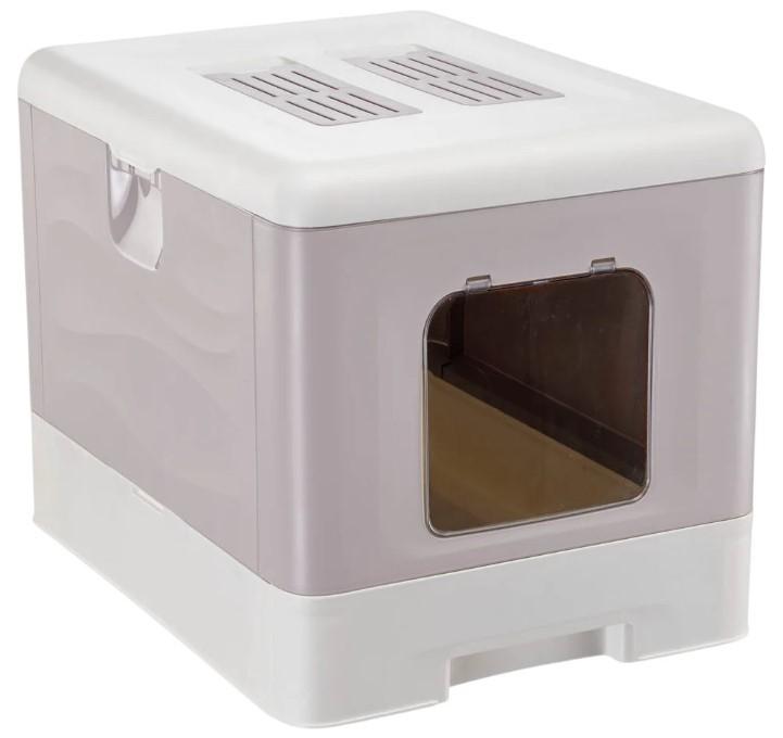 Закрытый туалет для кошек Ferplast Sahara Lilac (F21834)