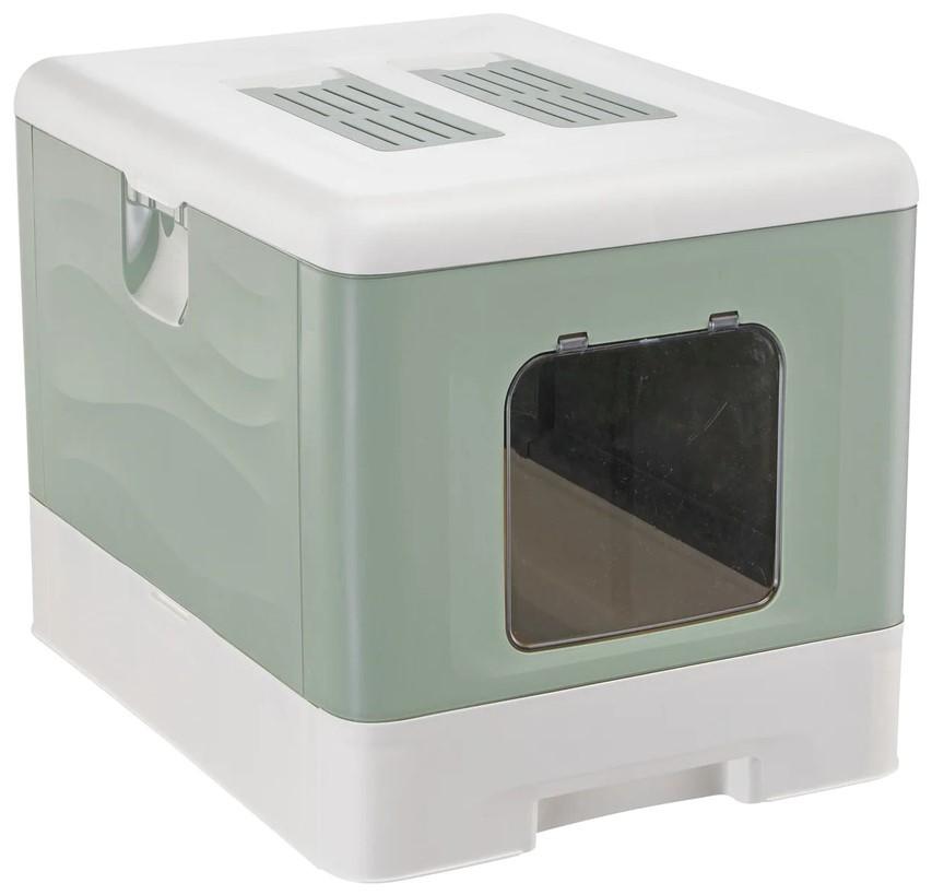 Закрытый туалет для кошек Ferplast Sahara Green (F21833)
