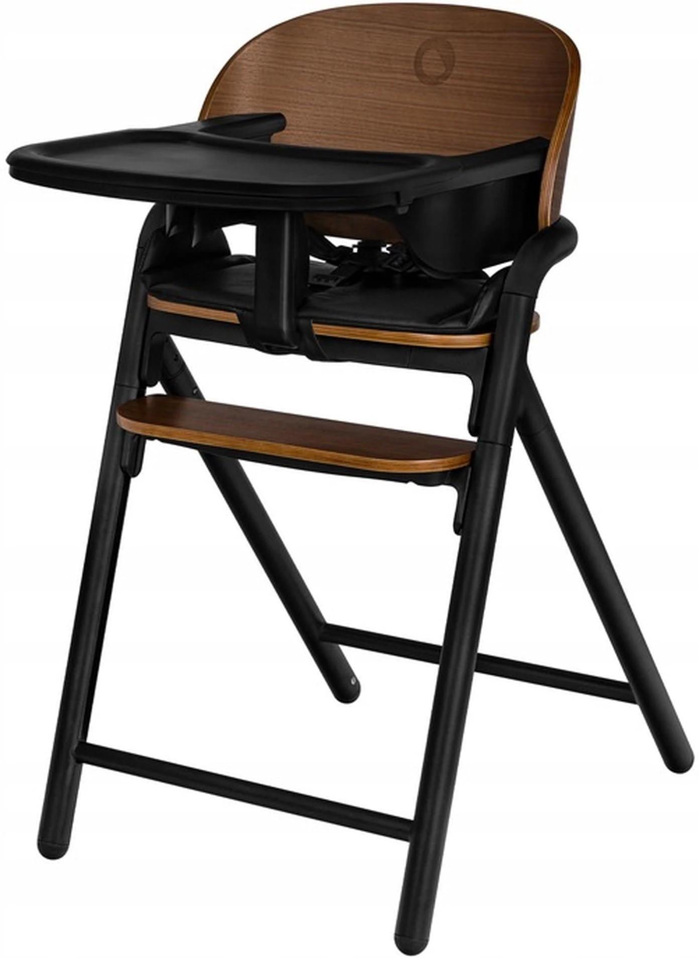 Scaun de masa multifunctional Lionelo Celia Black Wood