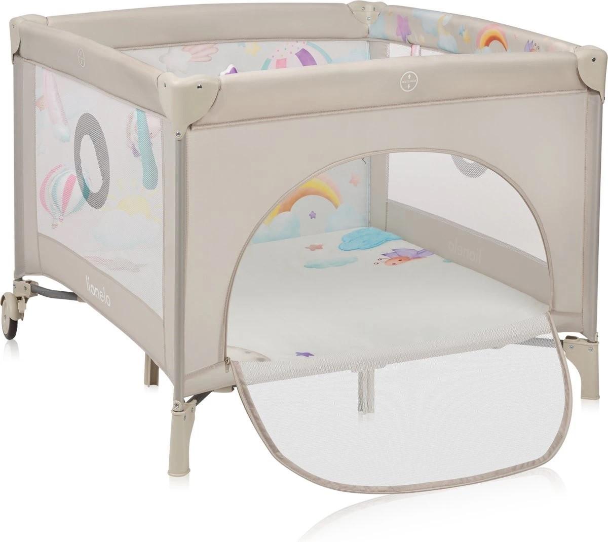 Манеж Lionelo Mille Plus Grey & Beige