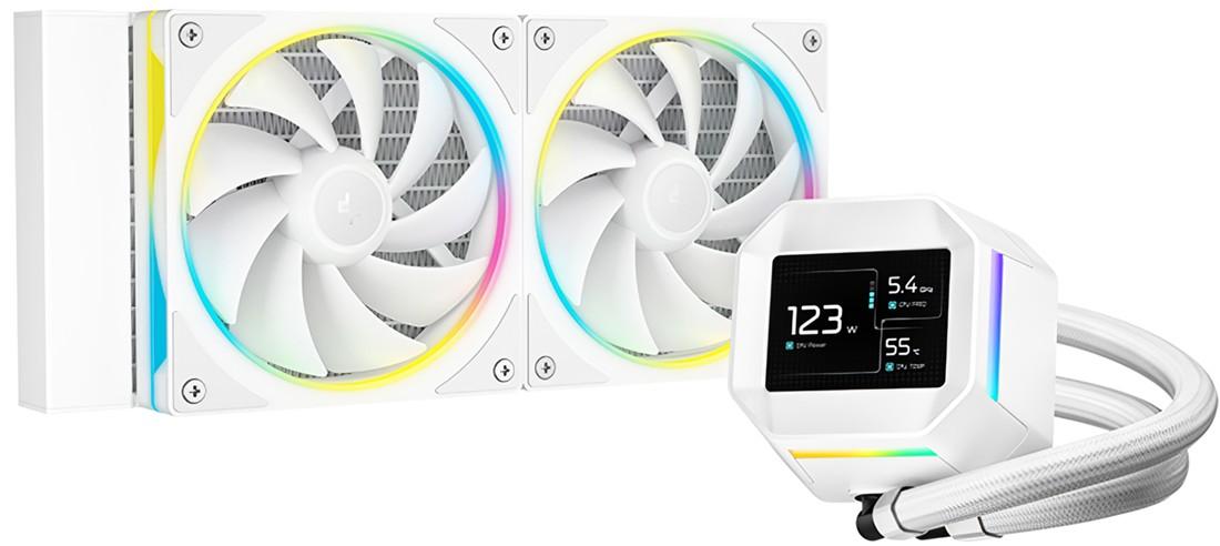 Кулер для процессора DEEPCOOL LM240 WH