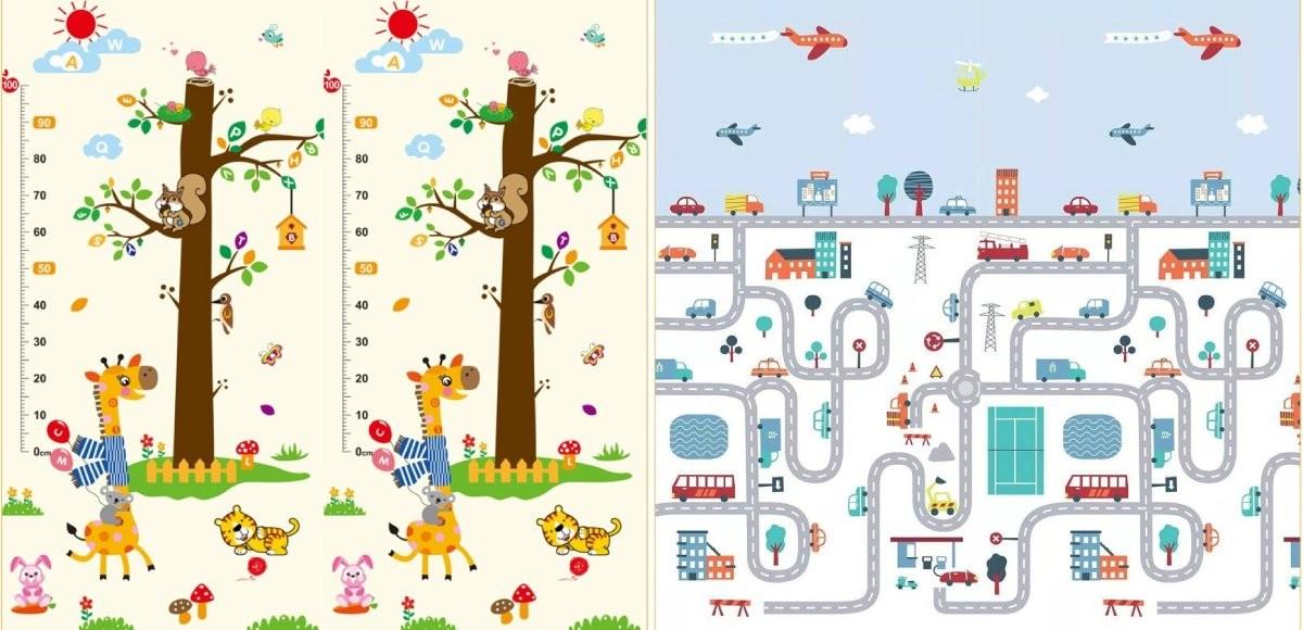 Covoras de joaca copii 4Play Girafa/Trafic 35792