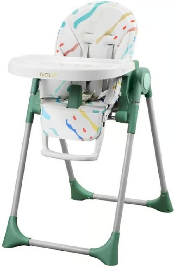 Стул трансформер для кормления Ivolia Q67 Green/White