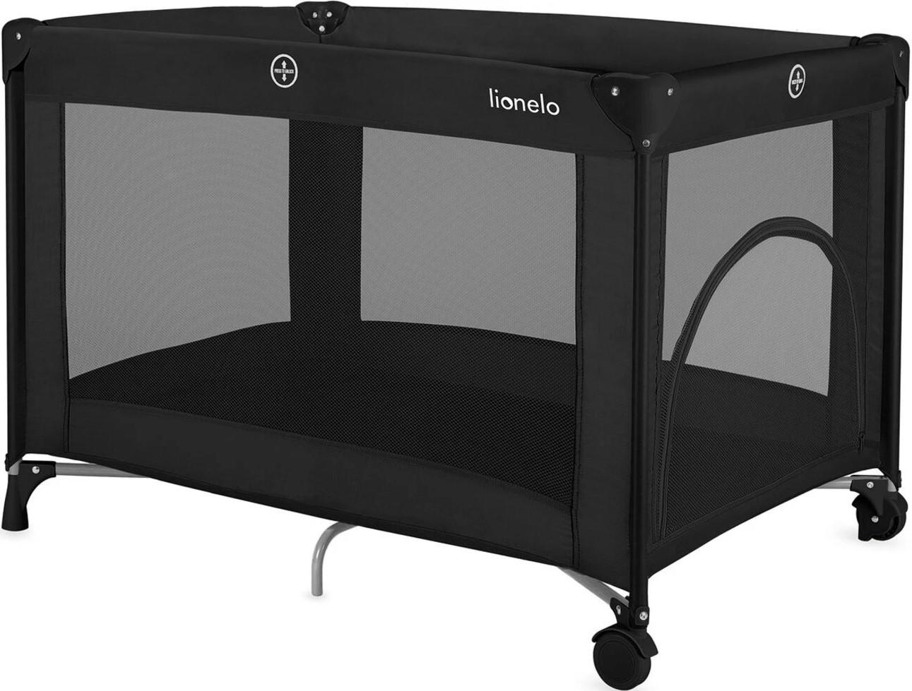 Манеж Lionelo Amelie Black Carbon