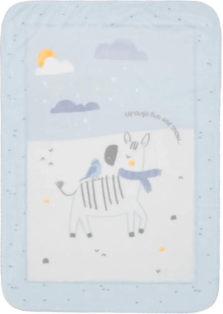 Одеяло Kikka Boo Stripy Friends Blue