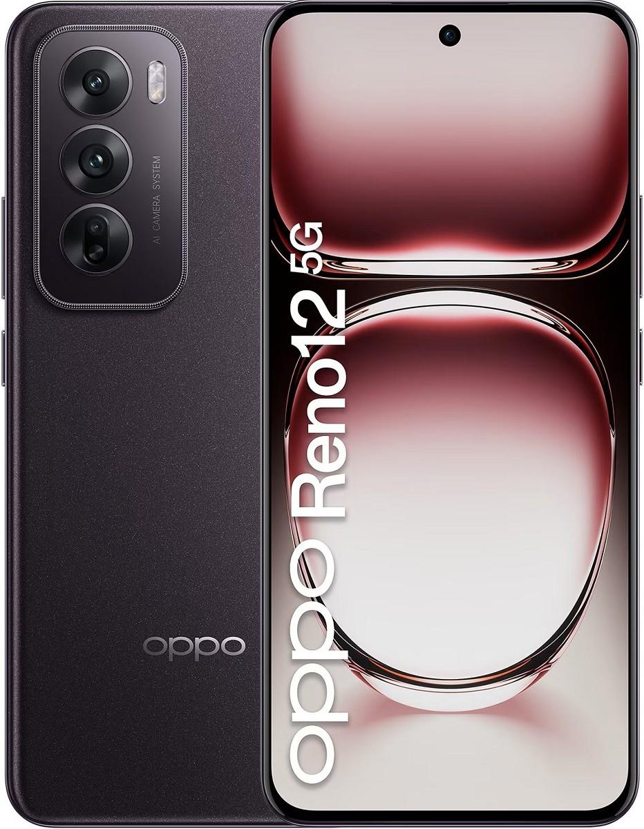Мобильный телефон Oppo Reno 12 5G 12/256GB Black Brown