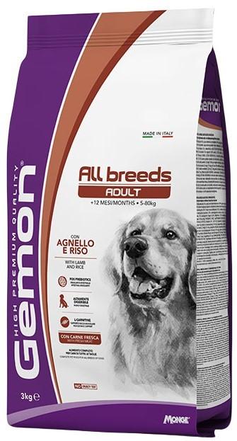 Сухой корм для собак Gemon Dog (All Breed) Medium Adult Lamb/Rice 15 кг (M38615)