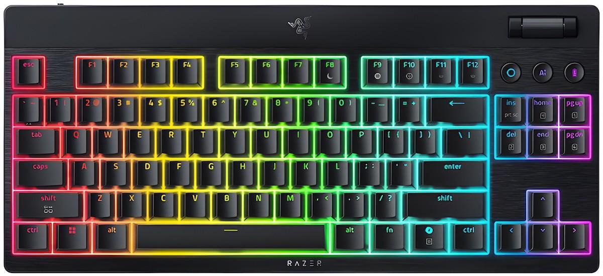 Игровая клавиатура RAZER BlackWidow V4 Tenkeyless HyperSpeed Black (RZ03-05450100-R3M1)