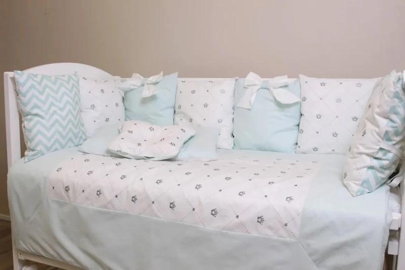 Lenjerie de pat PernaMea Perne Turcoaz (8 piese)