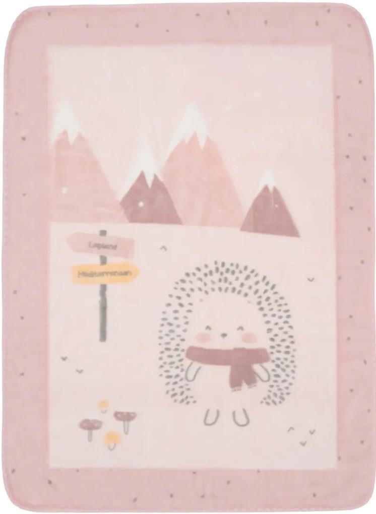 Plapuma Kikka Boo Hedge-hugs Pink 80x110 cm