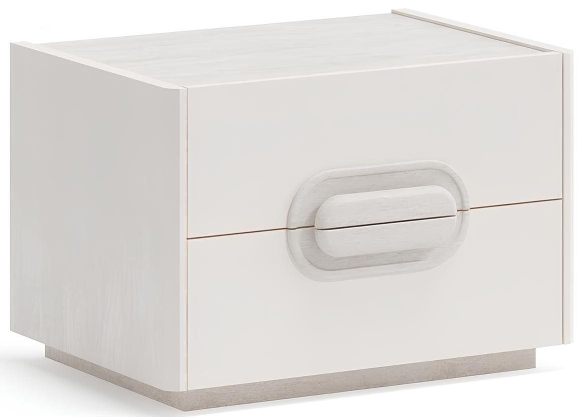 Noptiera Pereflex Traverta Alb