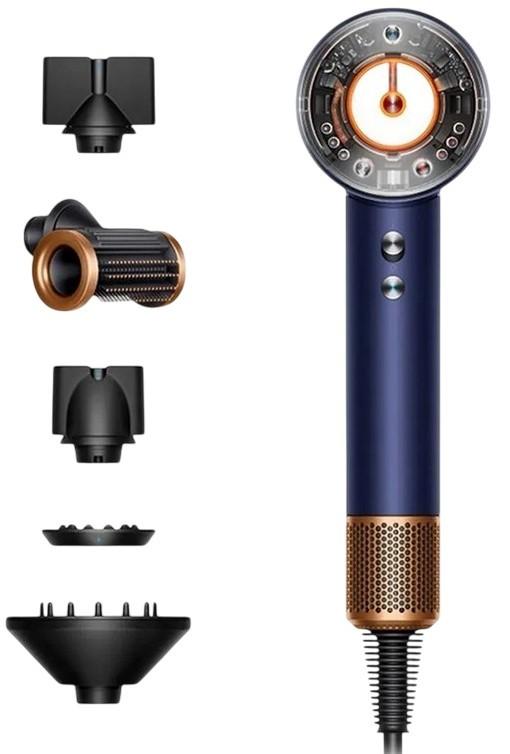 Фен Dyson Supersonic Nural HD16 Straight+Wavy Prussian Blue