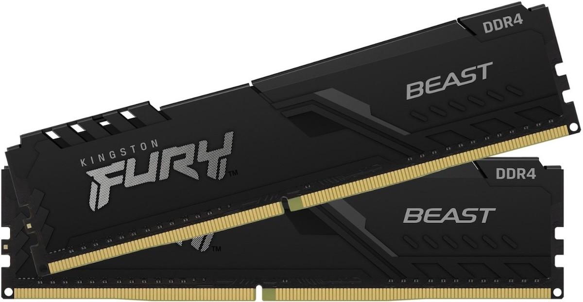 Оперативная память Kingston Fury Beast 16GB(2x8GB) DDR4-3200 MHz