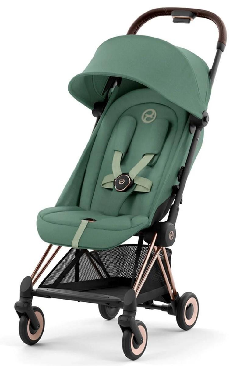 Прогулочная коляска Cybex Coya Rosegold Leaf Green