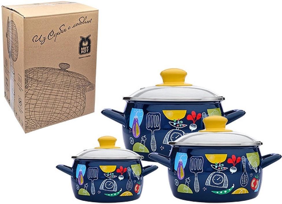 Set vase de gatit Metalac Appetit 3buc