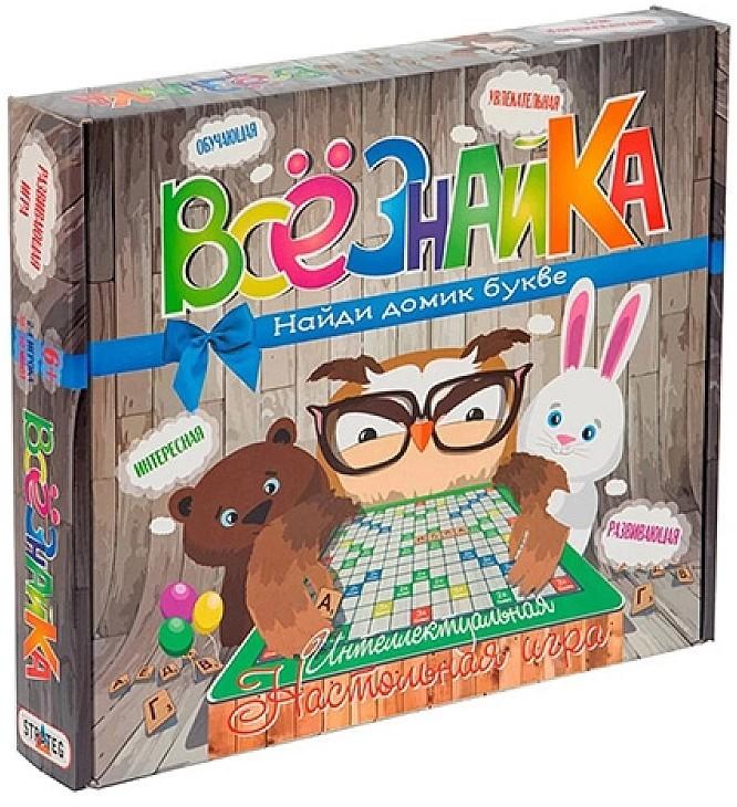 Настольная игра Strateg Всезнайка РУС