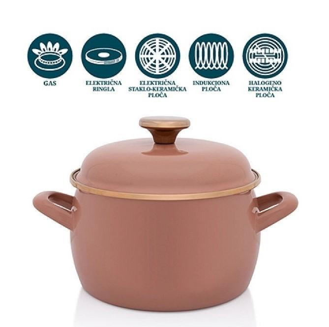 Кастрюля Metalac Mocha Mousse 3.1 л