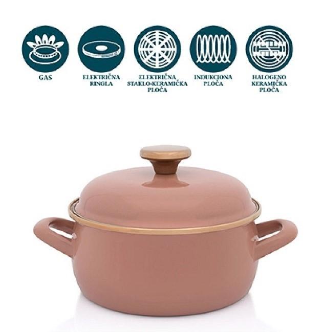 Кастрюля Metalac Mocha Mousse 2.5 л