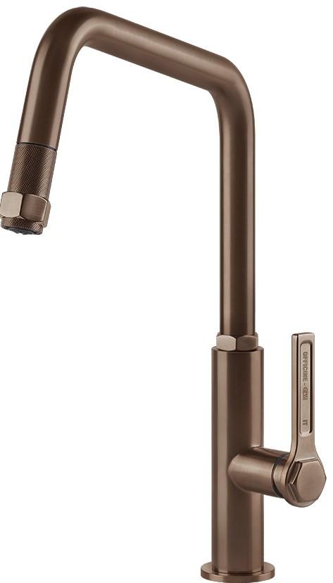 Robinet bucatarie Gessi OFFICINE Copper Brushed PVD 60053#708