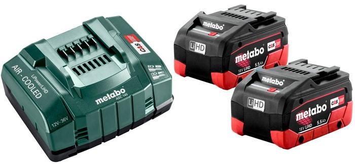 Incarcator pentru scule electrice METABO LiHD 2x5.5 Ah + ASC 145 (685122000)