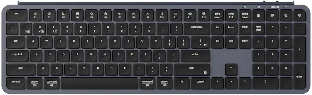 Tastatura Keychron B6 Pro Ultra-Slim Space Gray (B6P-K1-RU)