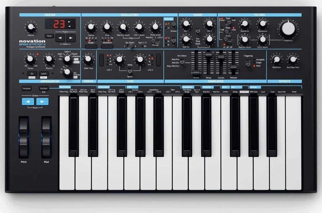Синтезатор Novation Bass Station II