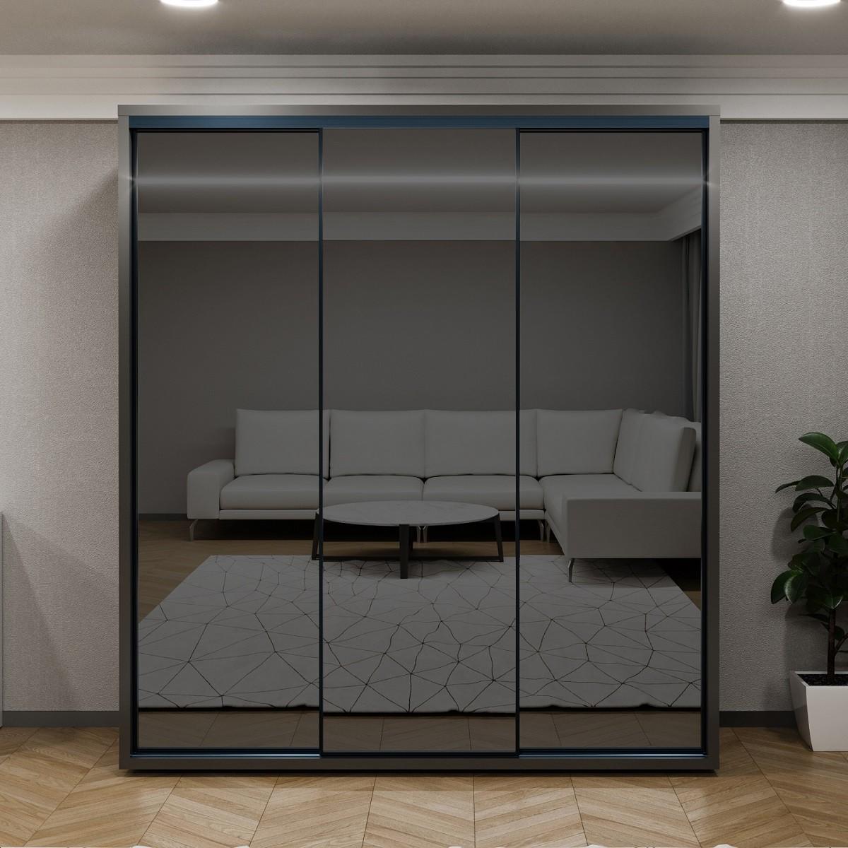 Шкаф-купе Bayro Parma Graphite Антрацит (Серый)