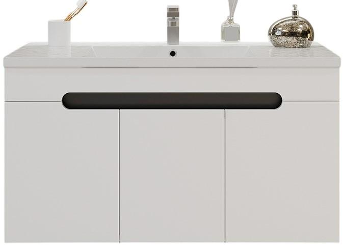 Dulap sub lavoar Bayro Etna Duo Argo 1000 Alb