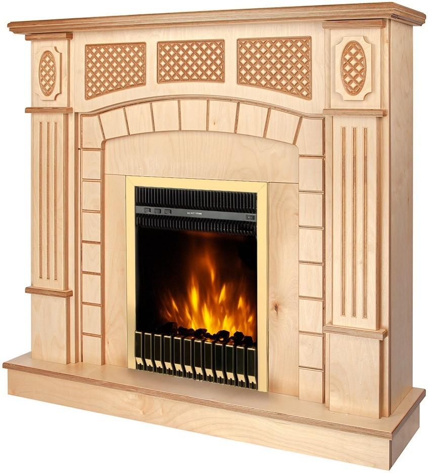 Semineu electric ArtFlame Amsterdam Wood & Gala Gold