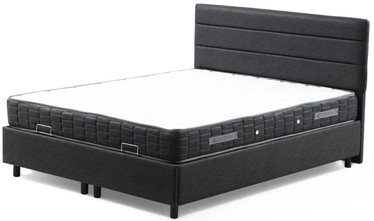 Кровать Trendy Set Motya 150x200 Антрацит (Серый) (С матрасом)