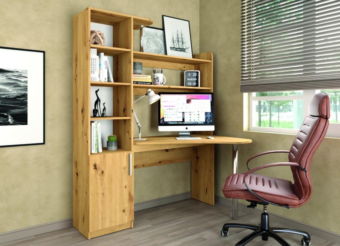 Masa de birou Yasen Cosinus Stejar Artizan