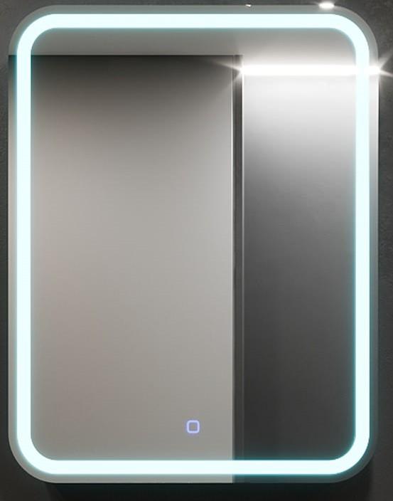 Шкаф в ванную Bayro Sonata LED touch 600x760 правый Белый