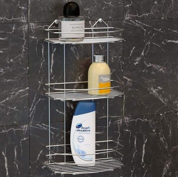 Полка для ванных комнат TEKNOTEL BK009 Chrome