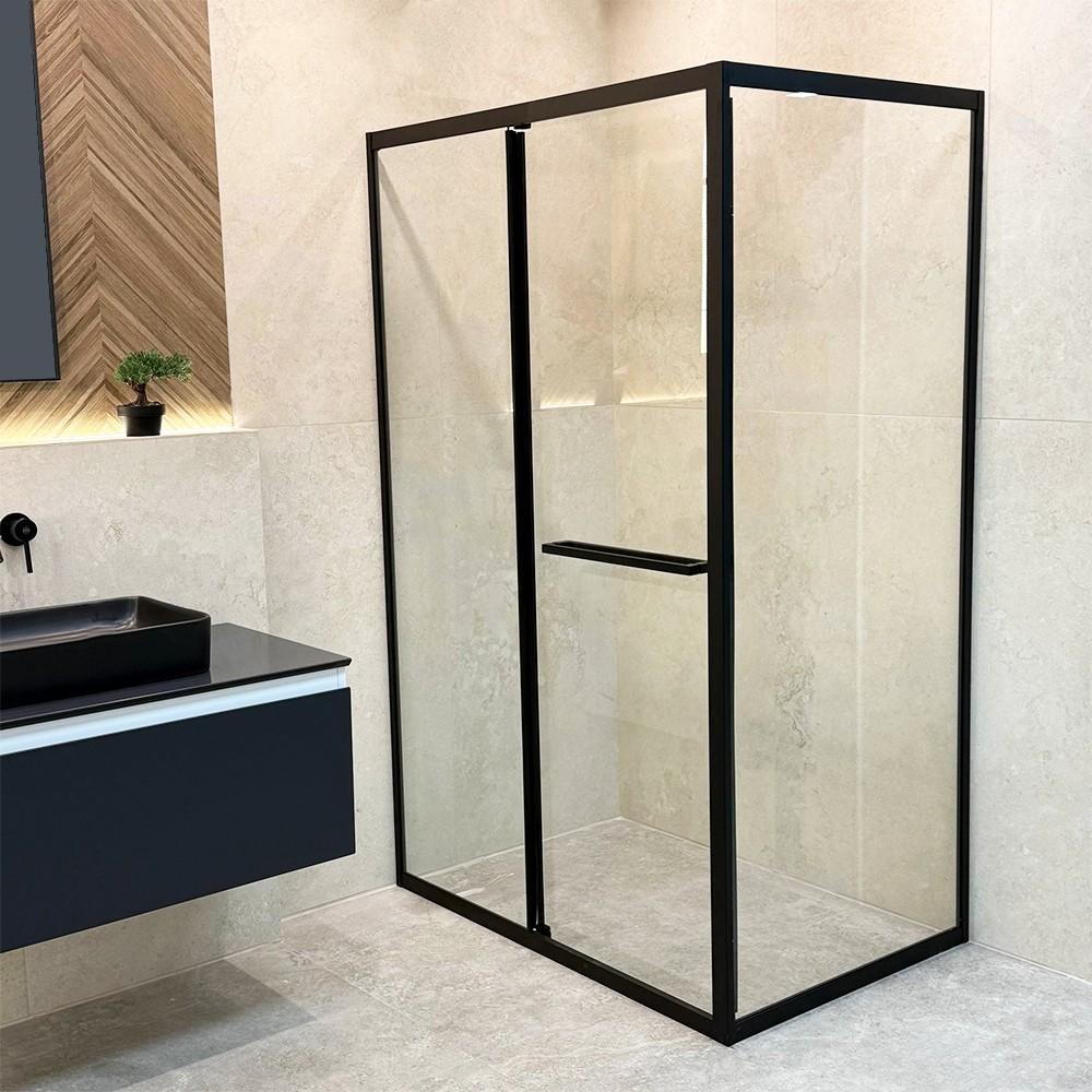 Cabina de dus Linia H2O Ritmo 120x80 Negru