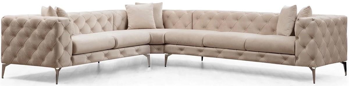 Угловой диван Trendy Como Stanga Экрю(Бежевый)