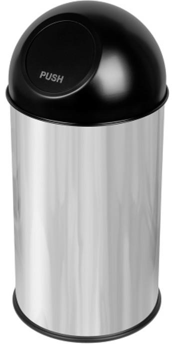 Cos de gunoi Alda Satin Inox 20L