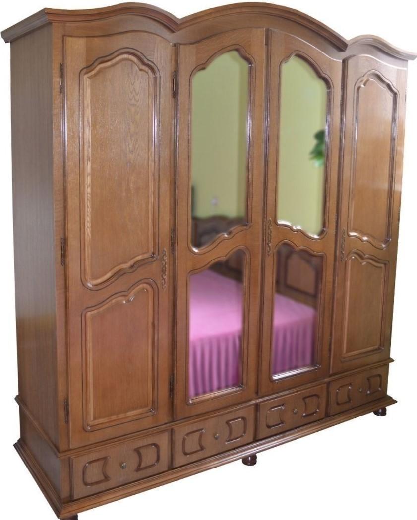 Dulap Viitorul Rotemburg 4 Usi Stejar Deschis