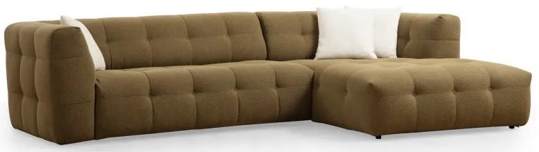 Canapea coltar Trendy Cady 3 Kaki (Verde) Dreapta