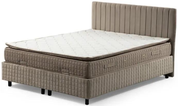 Кровать Trendy Set Safir 90x190 v2 Коричневый (С матрасом)