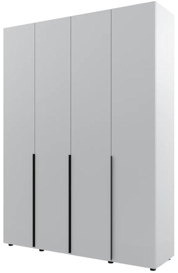 Шкаф ML Mobila Лира 180 4Д Светло Серый