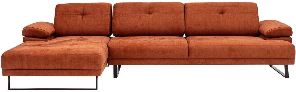 Canapea coltar Trendy Mustang Large Left Oranj