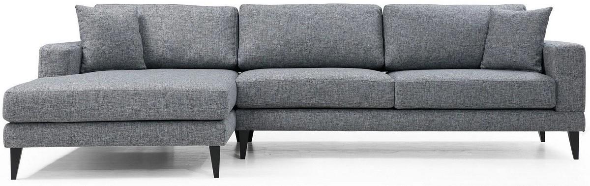 Canapea coltar Trendy Colt Nordic Stanga Gri inchis