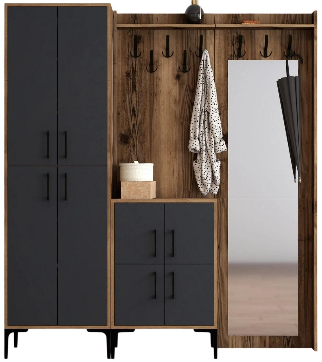 Antreu Trendy Berlin ABC Nuc (Maro)/Antracit (Gri)