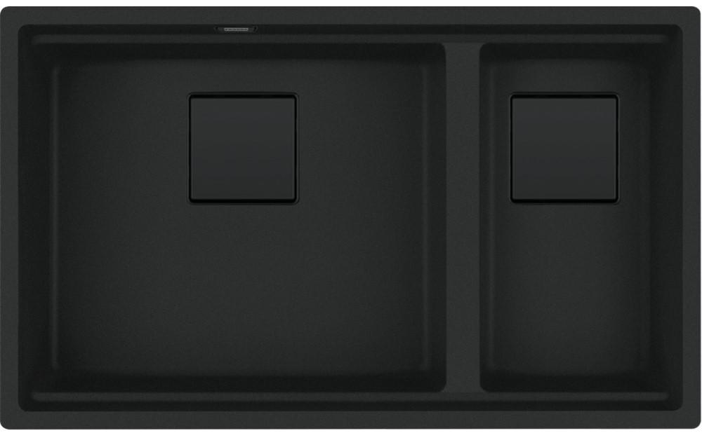 Кухонная мойка Franke KNG 160-46-21 Matt Black (125.0718.492)