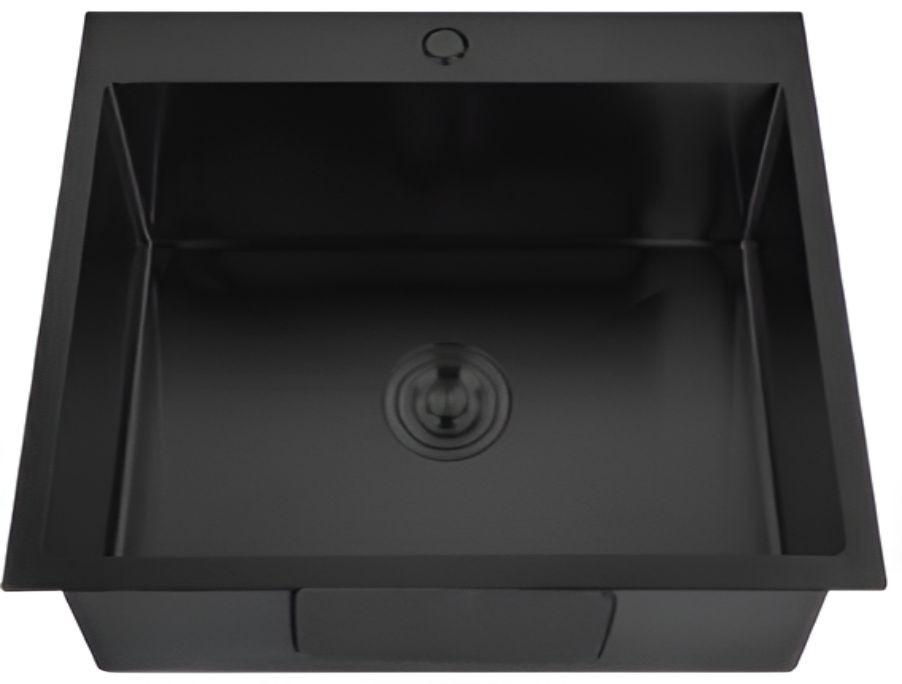 Кухонная мойка Bohm SUS304 60x50x21.5 NANO-BLACK