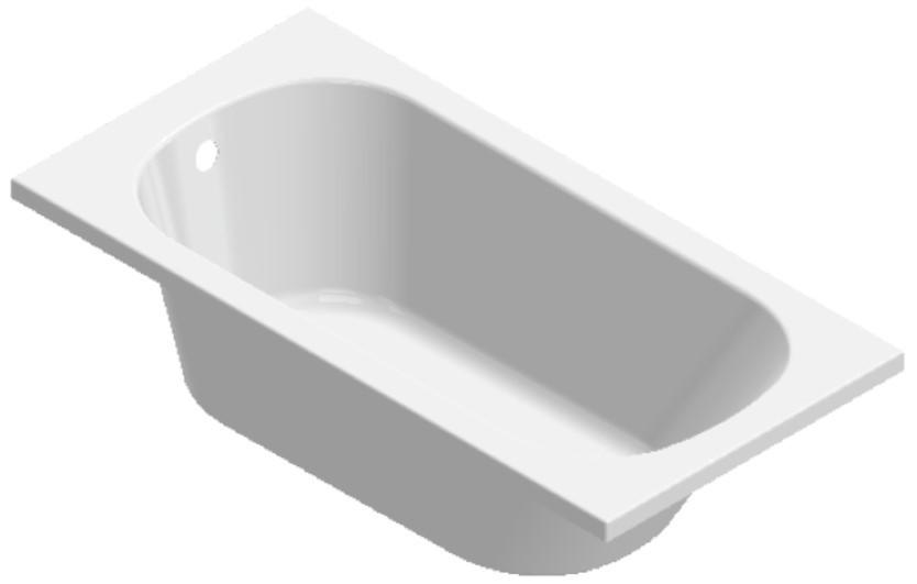 Cadă de baie Bonito Home Salsa 160x70 Acril