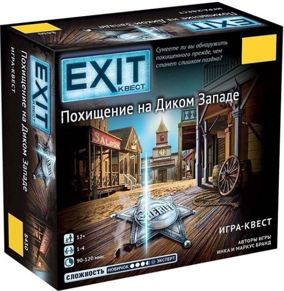 Настольная игра Zvezda 8430 Exit Квест: Похищение на Диком Западе