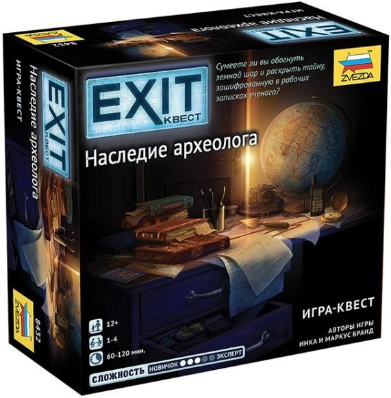 Настольная игра Zvezda 8432 Exit Квест: Наследие археолога